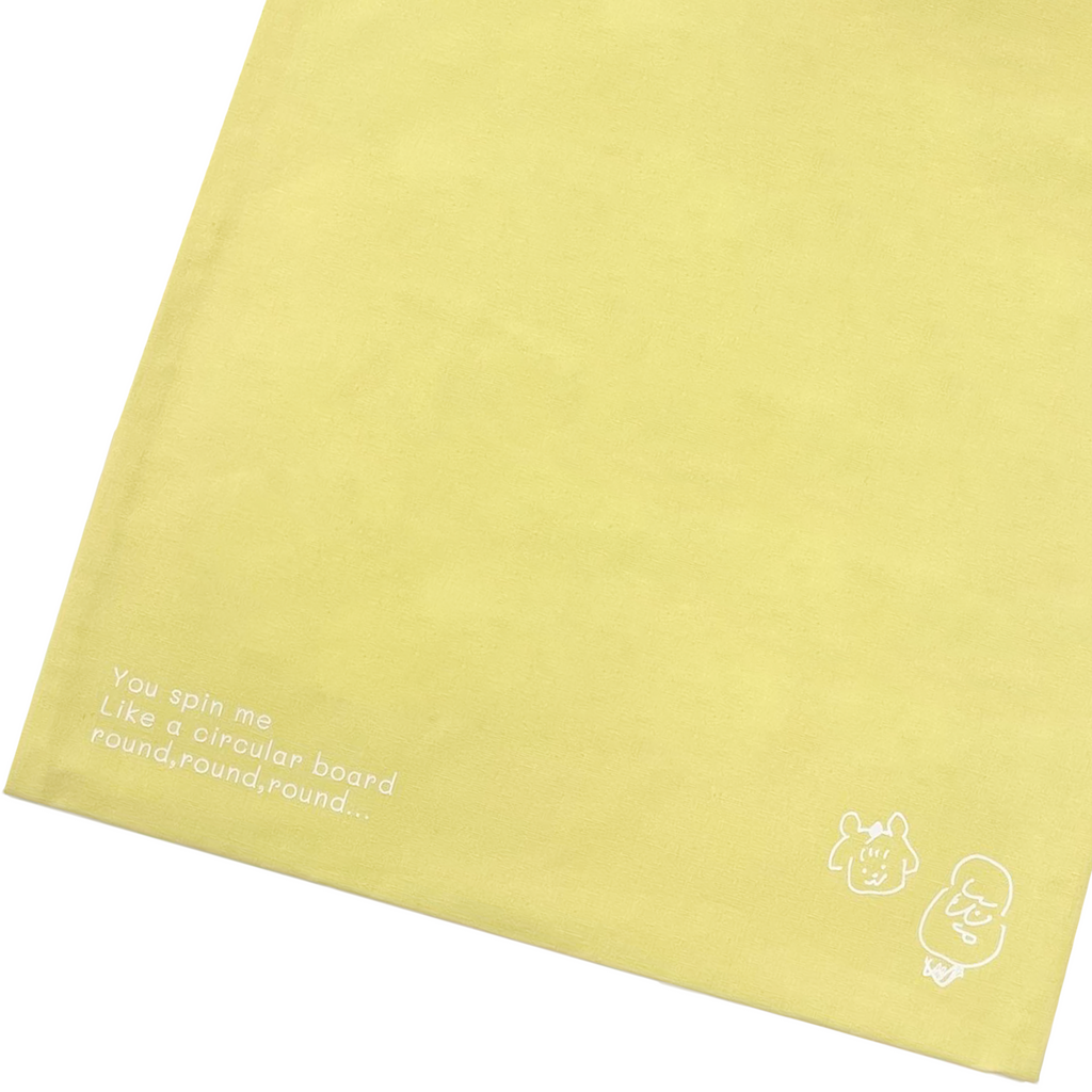 *回覧* デザインアイテム 0-6 回覧板のトートバック Yellow – 狸豆商店