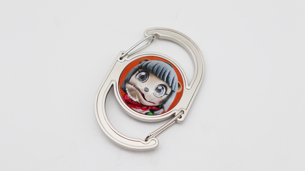 【未開封】すとろぼアイコンカラビナ付きUSB 2GBラバーキーホルダー（横顔） ぽんぽこひねり顔カラビナ – 狸豆商店
