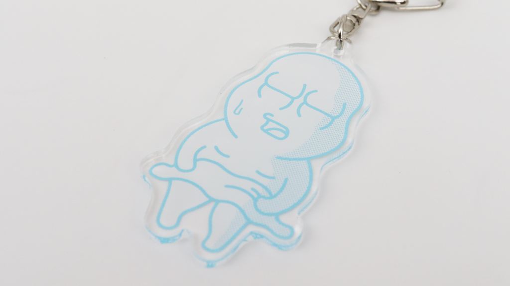 ピーナッツくんのサウナ中アクキー – 狸豆商店