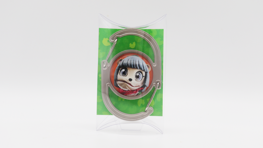 ぽんぽこひねり顔カラビナ